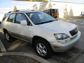 2000 LEXUS RX300 PEARL WHITE 3.0L AT 4WD Z15045